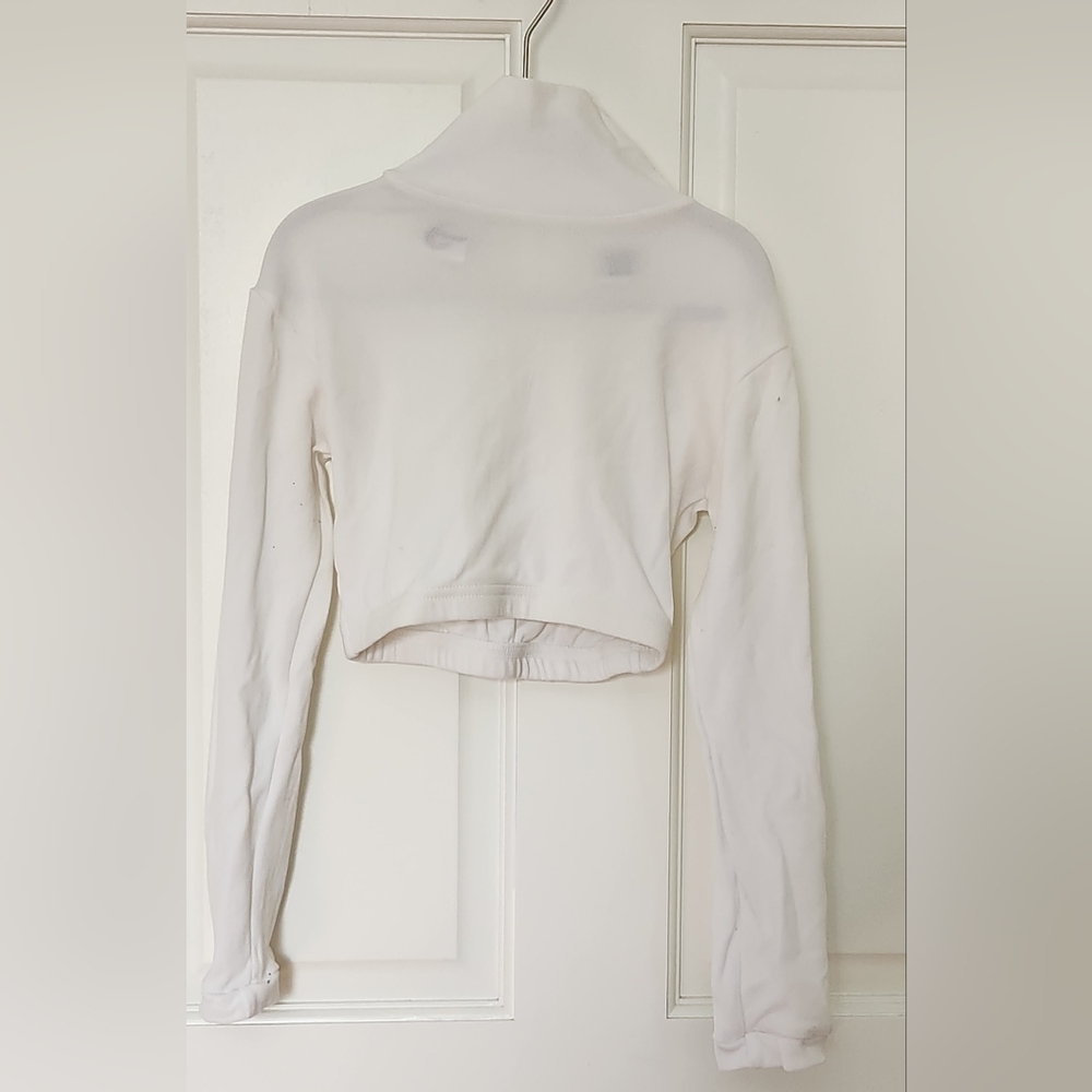 Girls cheer dance kickline crop top size M